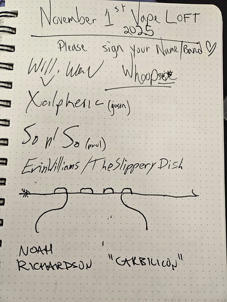 Day of the Dead event - jamming outside