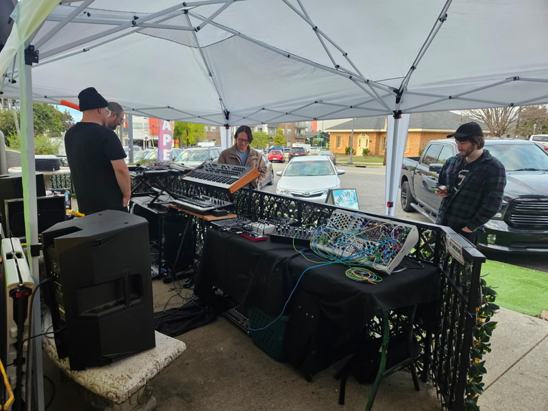 Day of the Dead event - tent LED night