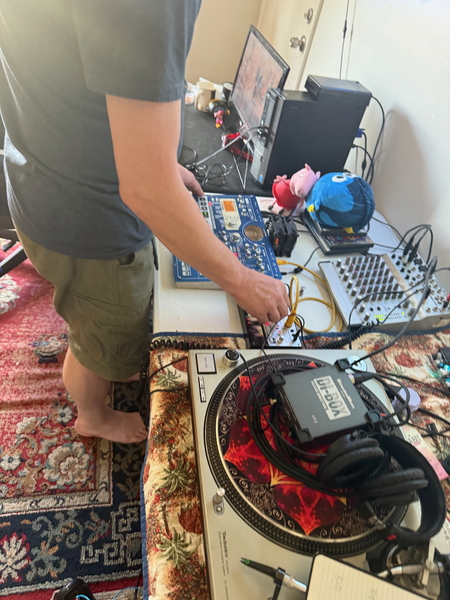 Day of the Dead event - gear table