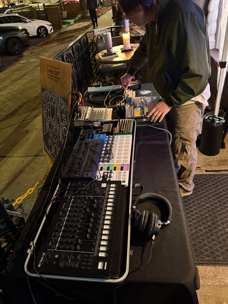 Day of the Dead event - indoor setup